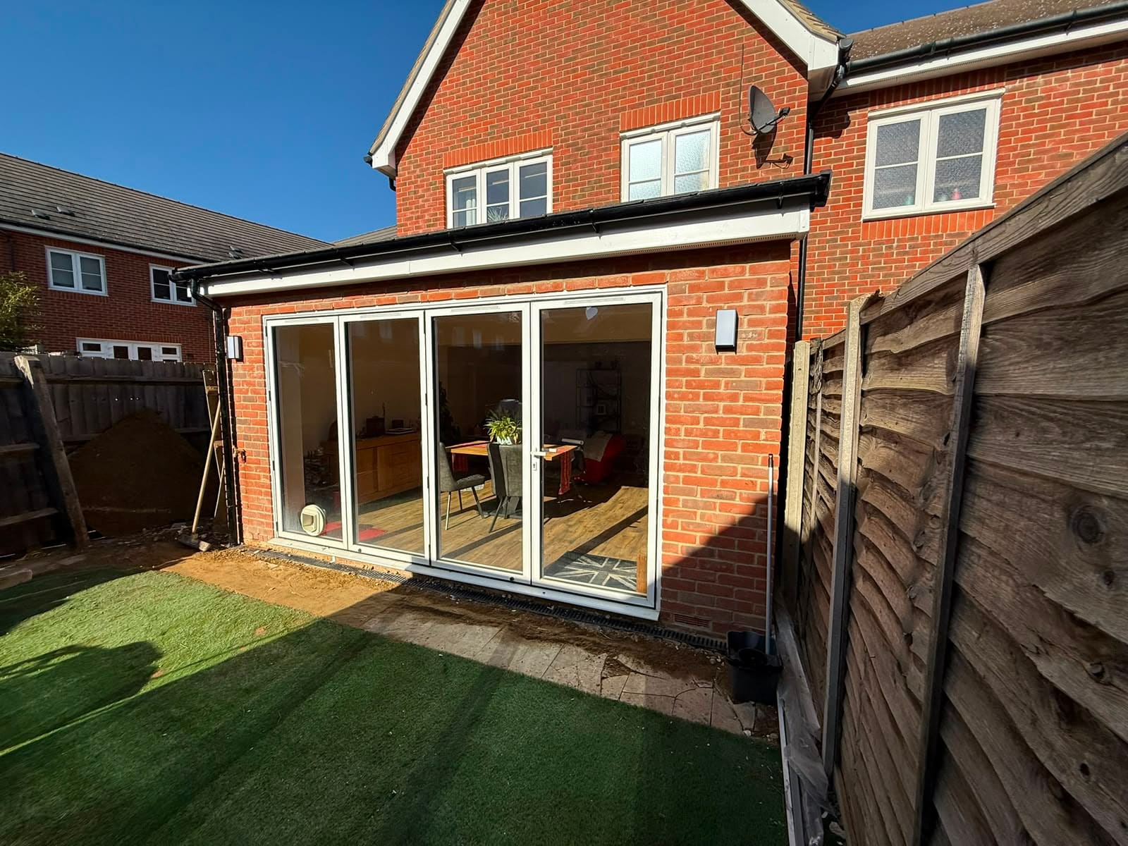 Finished rear extension, Aylesbury area by Florriet Ltd
